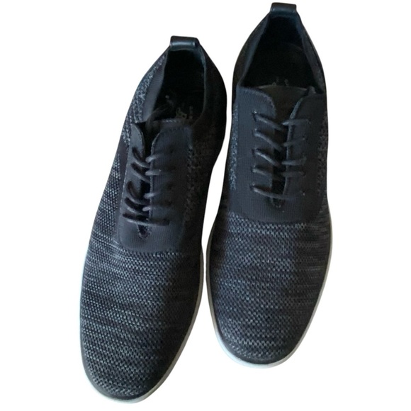 G.H. Bass Men’s‎ Connor KT Casual Lace-up Oxford Black/Grey Knit Upper - Picture 4 of 13